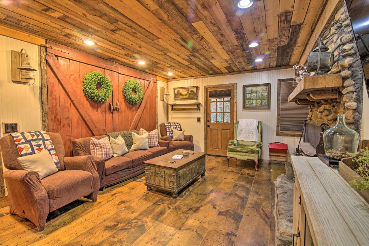 5-Acre North Georgia Mountain Retreat With Creek! Villa Sautee Nacoochee ภายนอก รูปภาพ