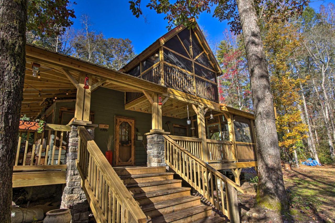 5-Acre North Georgia Mountain Retreat With Creek! Villa Sautee Nacoochee ภายนอก รูปภาพ