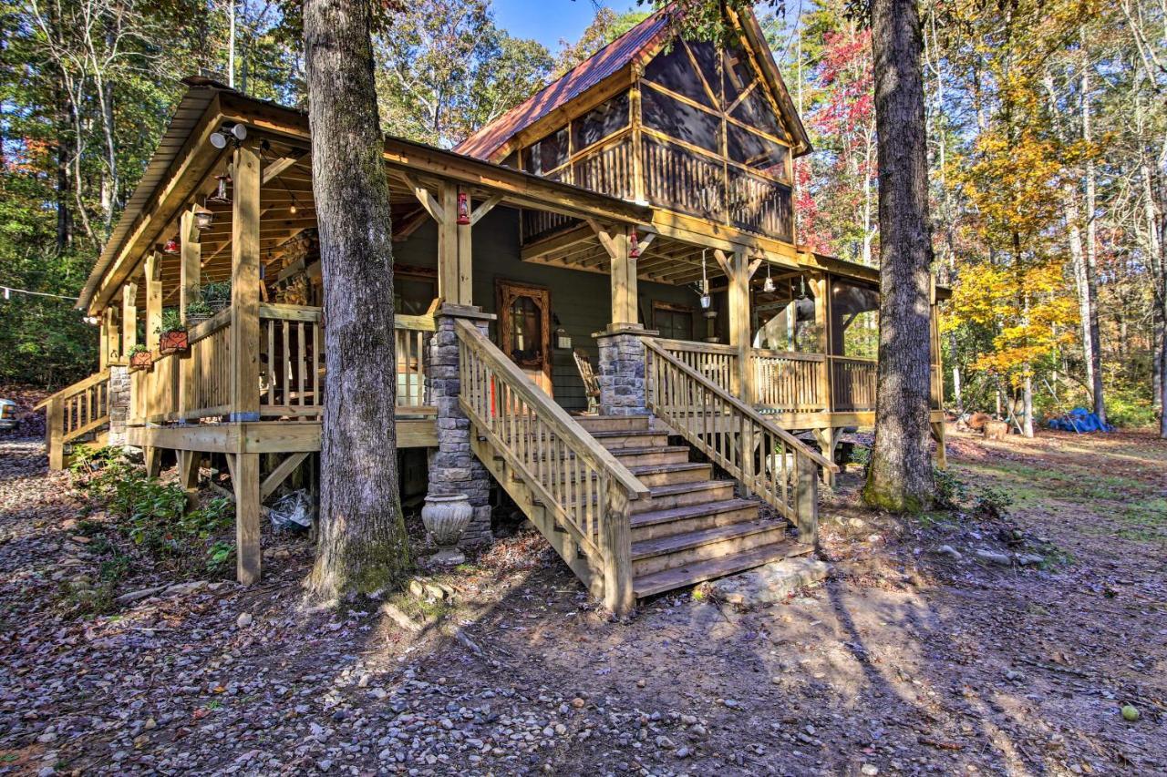 5-Acre North Georgia Mountain Retreat With Creek! Villa Sautee Nacoochee ภายนอก รูปภาพ
