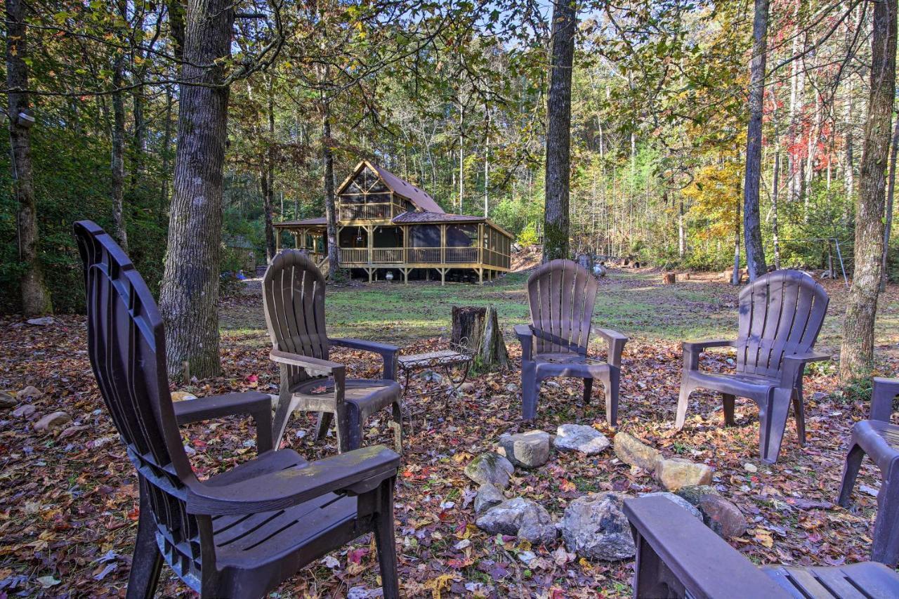 5-Acre North Georgia Mountain Retreat With Creek! Villa Sautee Nacoochee ภายนอก รูปภาพ