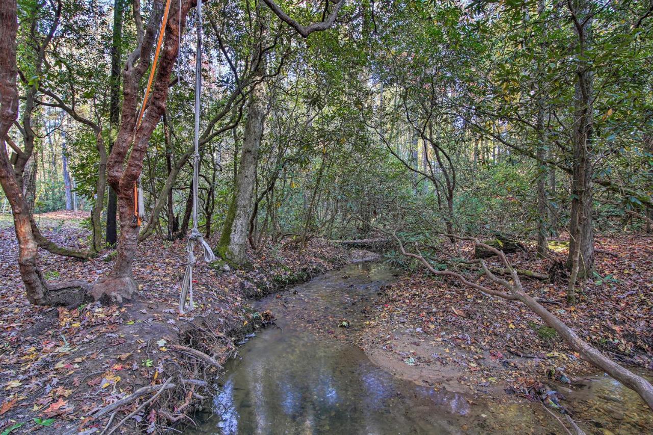 5-Acre North Georgia Mountain Retreat With Creek! Villa Sautee Nacoochee ภายนอก รูปภาพ