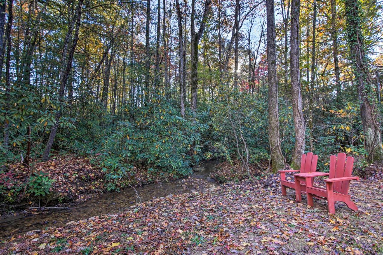 5-Acre North Georgia Mountain Retreat With Creek! Villa Sautee Nacoochee ภายนอก รูปภาพ